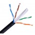AISENS BOBINA DE CABLE RJ45 UTP EXTERIORES CAT. 6/ 100M/ A135-0263 NEGRO/ IMPERMEABLE
