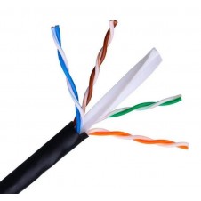 AISENS BOBINA DE CABLE RJ45 UTP EXTERIORES CAT. 6/ 100M/ A135-0263 NEGRO/ IMPERMEABLE