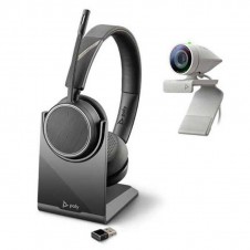 HP POLY KIT VIDEOCONFERENCIA CON CÁMARA WEB STUDIO P5 MAS AURICULAR PROFESIONAL VOYAGER 4220 UC INALAMBRICO