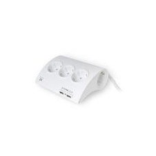 EWENT REGLETA DE ESCRITORIO 5X CON 2 PUERTOS USB