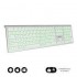 SUBBLIM TECLADO BLUETOOTH/2.4G MASTER ILUMINADO EXTENDIDO