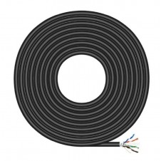 AISENS BOBINA DE CABLE PARA EXTERIORES RJ45 FTP AWG24 A135-0673 CAT. 6/ 100M/ A135-0673 NEGRO
