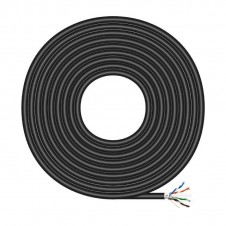 AISENS BOBINA DE CABLE PARA EXTERIORES RJ45 FTP AWG24 A135-0674 CAT. 6/ 305M/ A135-0674 NEGRO