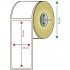 APPROX ROLLO ETIQUETAS ADHESIVAS TERMICAS 38MM X 90MM PACK 6 ROLLOS ANCHO 80mm TAMAÑO ETIQUETA 38x90mm 400u POR ROLLO