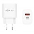 AISENS CARGADOR PARED USB-C/ USB 20W A110-0681 BLANCO