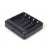 ENERGENIE CARGADOR DE BATERIA USB PARA PILAS AA/AAA NEGRO
