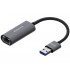 AISENS ADAPTADOR USB MACHO A RJ45 HEMBRA 15CM/ GRIS