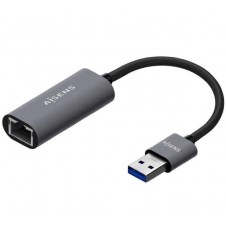 AISENS ADAPTADOR USB MACHO A RJ45 HEMBRA A106-0708 15CM/ GRIS