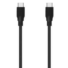AISENS CABLE USB-C 3.2 A USB USB-C 1M A107-0702 NEGRO
