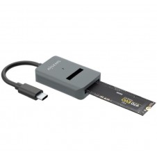 AISENS ADAPTADOR DOCK USB-C PARA SSD M2 SATA ASUC-M2D012-GR GRIS NVME NGFF AISENS ASUC-M2D012-GR