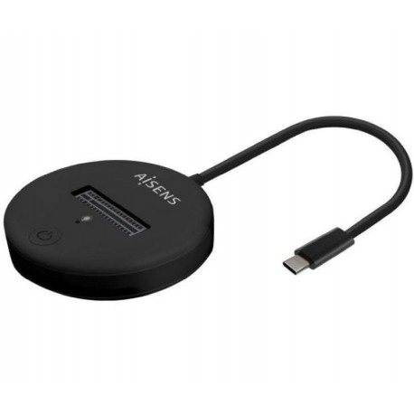 AISENS ADAPTADOR DOCK USB-C PARA SSD M2 SATA ASUC-M2D013-BK NEGRO NVME NGFF AISENS ASUC-M2D013-BK