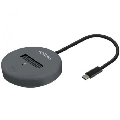 AISENS ADAPTADOR DOCK USB-C PARA SSD M2 SATA ASUC-M2D014-GR GRIS NVME NGFF AISENS ASUC-M2D014-GR