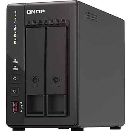 QNAP NAS DE 2 BAHIAS Y 8GB RAM Intel Celeron J6412 4 núcleos 2GHz (hasta 2.6GHz)