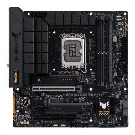 ASUS PLACA BASE TUF GAMING B760-PLUS WIFI M-ATX LGA1700 GEN 14th, 13th, 12th/4 x DDR5/1 x DP / 1 x HDMI/3 x M.2/4 x SATA/Wi-Fi