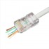 GEMBIRD CONECTOR RJ45 UTP CAT5 PAQUETE 100 UD PASS THROUGH