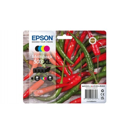 EPSON CARTUCHO TINTA T09R6 Nº 503XL VALUE PACK 4 COLORES