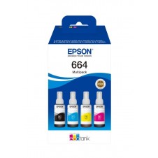 EPSON BOTE TINTA 664 ECOTANK MULTIPACK 4 COLORES