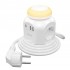 AISENS REGLETA 4 TOMAS CON INTERRUPTOR/ ASPS-2A1CLPQ02-W BLANCO 4 Tomas de Corriente/ 1 USB Tipo-C/ 2 USB/ Cable 1.8m