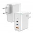 AISENS CARGADOR PARED ASCH-100W3P008-W/ 100W/ 1xUSB/ 2xUSB-C /BLANCO