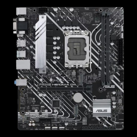 ASUS PLACA BASE PRIME H610M-A D4-CSM LGA1700 14, 13, 12 GEN/2 x DDR4/1 x DP/1 x VGA/1 x HDMI/2 x M.2/4 x SATA/MATX
