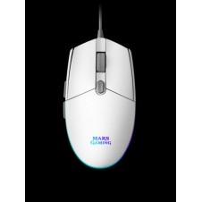 MARS GAMING RATON OPTICO 3200 DPI MMGW WHITE