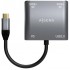 AISENS CABLE ADAPTADOR USB-C A HDMI DUAL 4K A109-0625