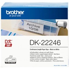 BROTHER ETIQUETAS DK22246 CINTA CONTINUA DE PAPEL TÉRMICO (BLANCA). ANCHO: 103 MM. LONGITUD: 30,48 M