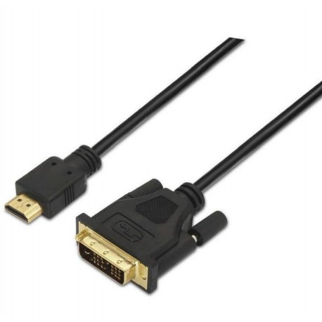AISENS CABLE HDMI/MACHO A DVI/ MACHO 1.8M A117-0090 NEGRO