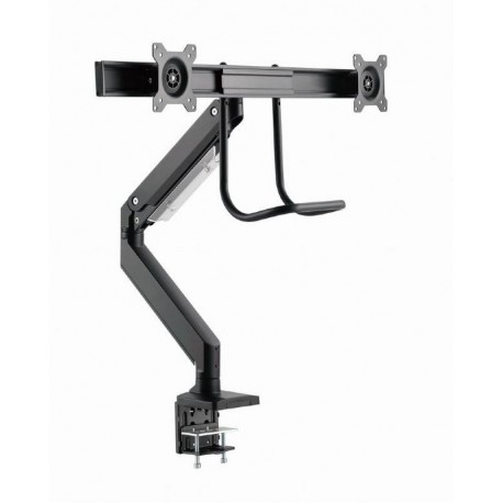 GEMBIRD BRAZO DE MONITOR AJUSTABLE DE MESA PARA 2 MONITORES
