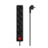AISENS REGLETA 5 TOMAS CON INTERRUPTOR/ NEGRO A154-0652