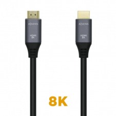 AISENS CABLE HDMI V2.1 A HDMI-A 0.5M NEGRO