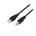 AISENS CABLE USB-A 2.0 A USB-B 2.0 1M A101-0005 NEGRO