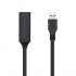AISENS CABLE USB-A 3.0 A USB-A 3.0 + AMP + ALIM 15M A105-0409 NEGRO