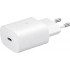 SAMSUNG CARGADOR USB-C 25W 3A BLANCO - CABLE NO INCLUIDO - OEM SIN CAJA
