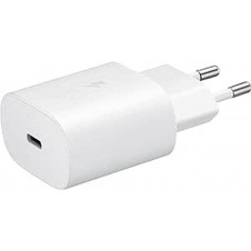 SAMSUNG CARGADOR USB-C 25W 3A BLANCO - CABLE NO INCLUIDO - OEM SIN CAJA