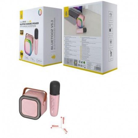 ONE+ ALTAVOZ BLUETOOTH 5.3 + MICROFONO ROSA