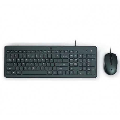 HP TECLADO Y RATON CON CABLE HP150 NEGRO