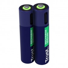 TRUST PILA RECARGABLE USB-C AAA HR03 PACK 2 UD