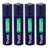 TRUST PILA RECARGABLE USB-C AAA HR03 PACK 4 UD