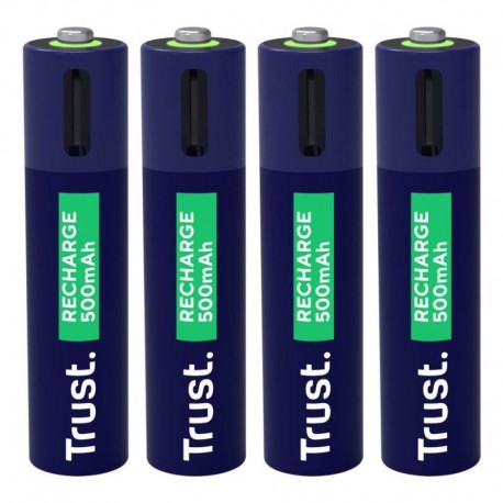 TRUST PILA RECARGABLE USB-C AAA HR03 PACK 4 UD