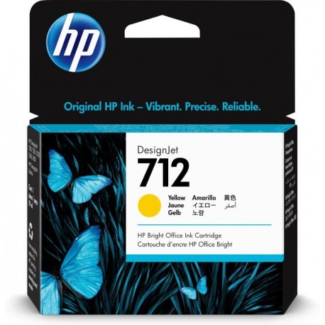 HP CARTUCHO 3ED69A AMARILLO Nº 712 T200/T600