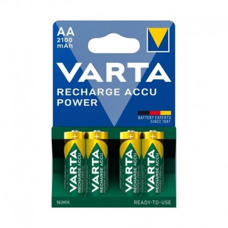 VARTA PILA RECARGABLE VAR55069 HR6 AA 2100MAH BLISTER *4