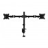 EQUIP SOPORTE MESA PANTALLA 13 A 27 DOBLE BRAZO ARTICULADO SOPORTA 2 MONITORES VESA STANDARD HASTA 8KG
