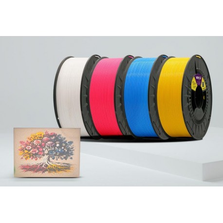 WINKLE FILAMENTO PACK LITOFANIA PLA HD WINKLE 1,75MM PACK LITOFANIAS 300G 4 bobinas de 300 gr en los colores (Magenta, Cian, Ama