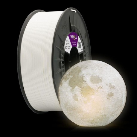 WINKLE FILAMENTO BLANCO FANTASMA PLA-HD 1.75MM 1 KG