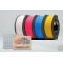 WINKLE FILAMENTO PACK LITOFANIA 300G + LUZ RETROILUMINACIÓN + 1 KG TRANSICION 4 bobinas de 300 gr en los colores (Magenta, Cian,