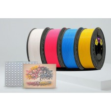 WINKLE FILAMENTO PACK LITOFANIA 300G + LUZ RETROILUMINACIÓN + 1 KG TRANSICION 4 bobinas de 300 gr en los colores (Magenta, Cian,