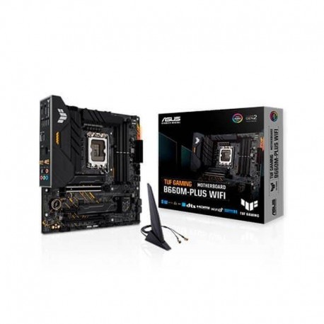 ASUS PLACA BASE TUF GAMING B660M-PLUS WIFI LGA1700 GEN 14 13 12 / 4X DDR5/1 X DP 1 X HDMI/ 2 X M.2/4 X SATA/WIFI 6 BLUETOOTH/MA