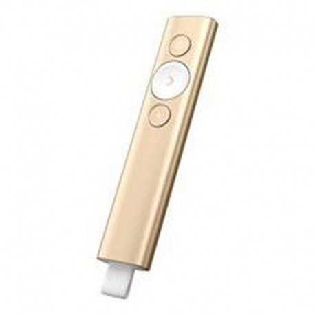 LOGITECH WIRELESS PRESENTER SPOTLIGHT UNIVERSAL ORO HASTA 30M