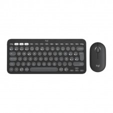 LOGITECH TECLADO Y RATON INALAMBRICO PEBBLE 2 NEGRO